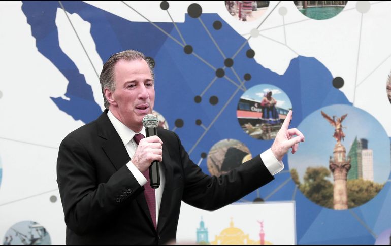 El aspirante explicó que Prospera es el gran pilar del bienestar de 6.8 millones de familias mexicanas. SUN/A. Leyva