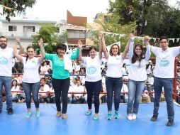 Martha Rosa Araiza hizo campaña en el distrito 14. TWITTER/@MarthaRosa2018