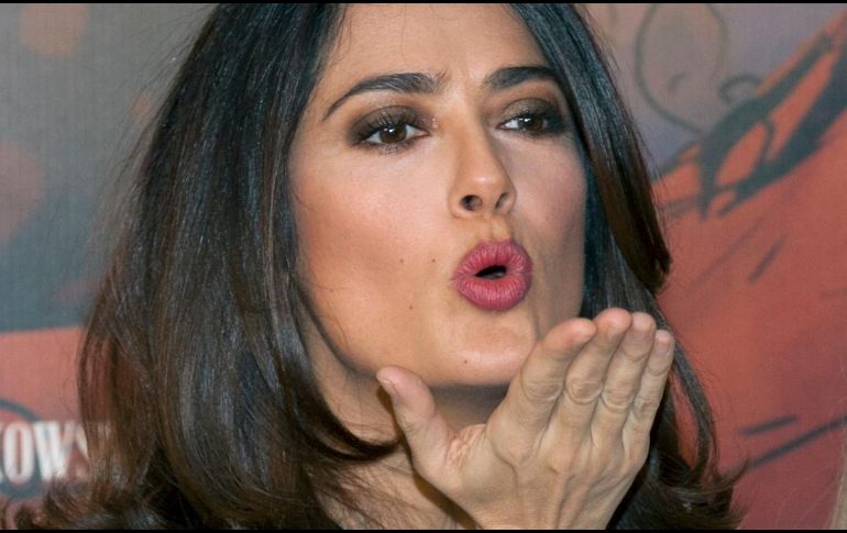 Salma Hayek se convirtió en mamá a los 41 años. AP/Archivo