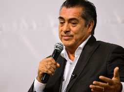 El candidato enfatiza que es necesario rechazar la legalización del consumo de la mariguana. AFP / R. Schemidt