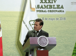 Peña Nieto participó en la Clausura de la 34 Asamblea del Consejo Nacional Agropecuario. TWITTER / @PresidenciaMX
