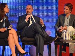 El presidente del Consejo Ejecutivo de Empresas Globales (centro), externó que México debe definir qué tipo de país quiere ser. TWITTER / @fredericgarcia_