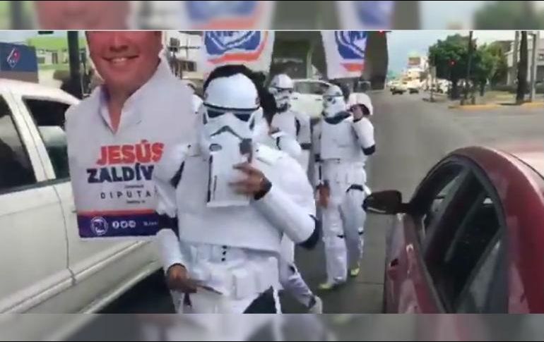 El video fue compartido en Twitter por el presidente estatal del PAN en la entidad poblana, Jesús Giles. TWITTER / @JesusGilesC