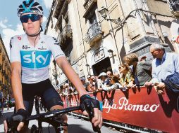 Froome se encuentra ubicado en el lugar 20 de la clasificación general tras cuatro etapas disputadas en el Giro de Italia. AP