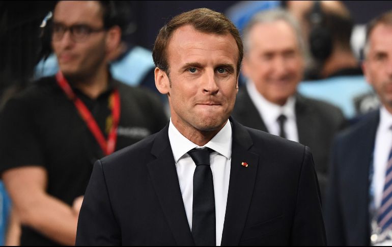 Macron lamentó la decisión de Trump, pues considera que rompió con un compromiso internacional. AFP/F. Fife