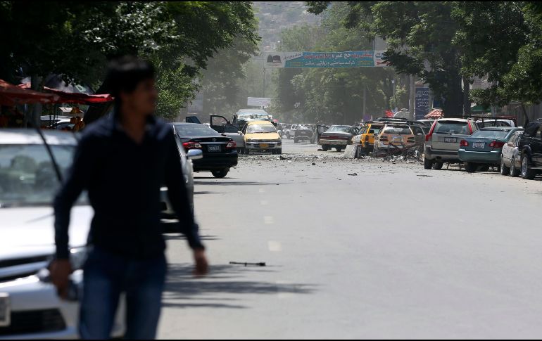Vista de los daños ocasionados por uno de los ataques. AP/R. Gul