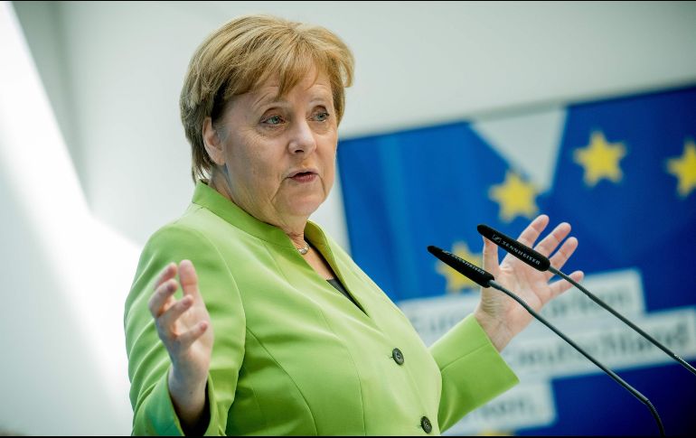 Merkel calificó la salida de Estados Unidos del acuerdo como grave. AFP / M. Kappeler