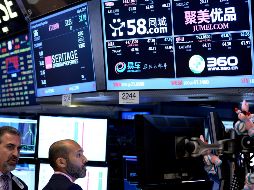 El NYSE Composite también sube 56.35 puntos (0.45 por ciento) al colocarse en 12 mil 576.59 unidades. EFE / ARCHIVO