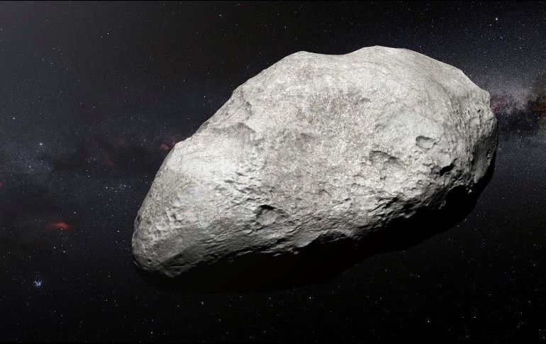 El asteroide mide unos 300 kilómetros de diámetro y está situado a unos cuatro mil millones de kilómetros de la Tierra. EFE / ESO