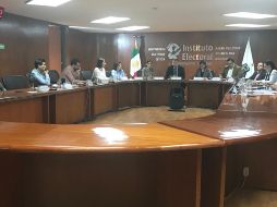 En sesión extraordinaria el consejo general del IEPC aprobó las solicitudes de sustituciones de candidaturas que presentó el PRI en Tuxpan y Tapalpa. TWITTER / @iepcjalisco