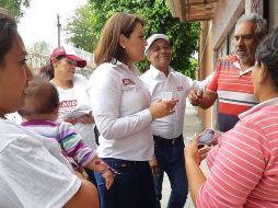 La candidata enfatizó en la importancia de cuidar la economía familiar, y se comprometió a dar especial atención a los apoyos sociales. FACEBOOK / Claudia Delgadillo