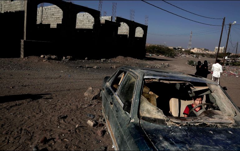 La guerra civil del Yemen se recrudeció en marzo de 2015 tras la intervención de la coalición árabe. AP/N. El-Mofty