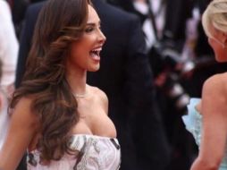 La michoacana desfilaba por la alfombra del estreno de la cinta 