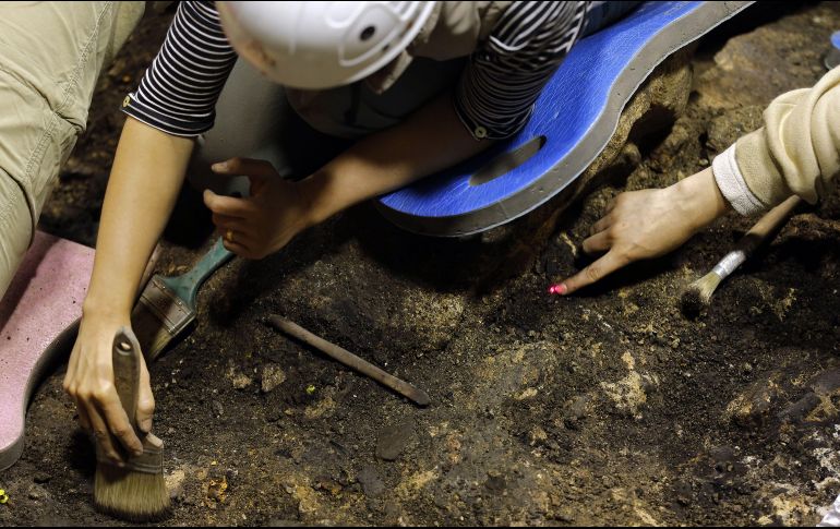 Los arqueólogos recogieron huesos, ocre labrado y cuentas hechas con material marino y huevo de avestruz. AFP/Archivo
