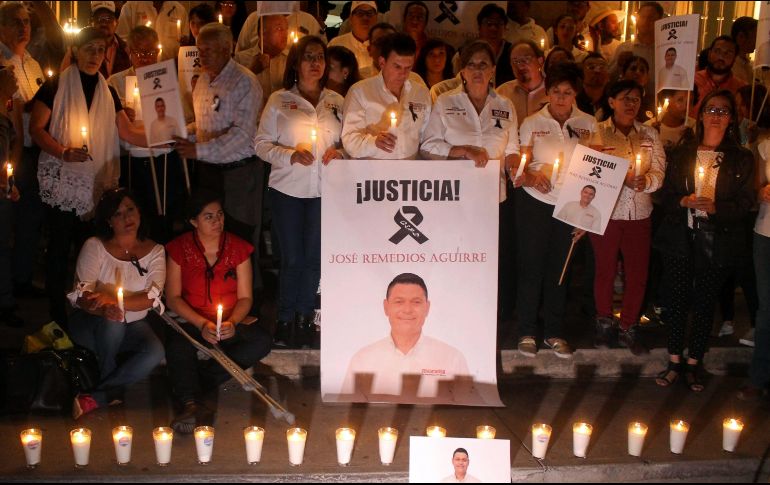 Carlos Zamarripa Aguirre, candidato a una alcaldía en Guanajuato, fue asesinado a mediodía de hoy, viernes 11 de agosto, frente a simpatizantes y militantes de su partido. AFP / G. Becerra
