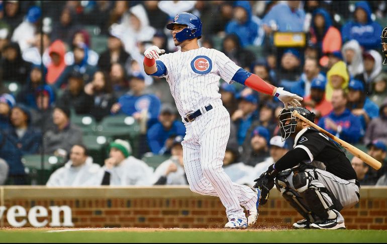 Willson Contreras. El venezolano dio uno de los mejores juegos de su carrera en Grandes Ligas. AFP