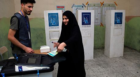 Hoy se celebran en Iraq las primeras elecciones parlamentarias tras la derrota del Estado Islámico. AP/N. Al-Jurani
