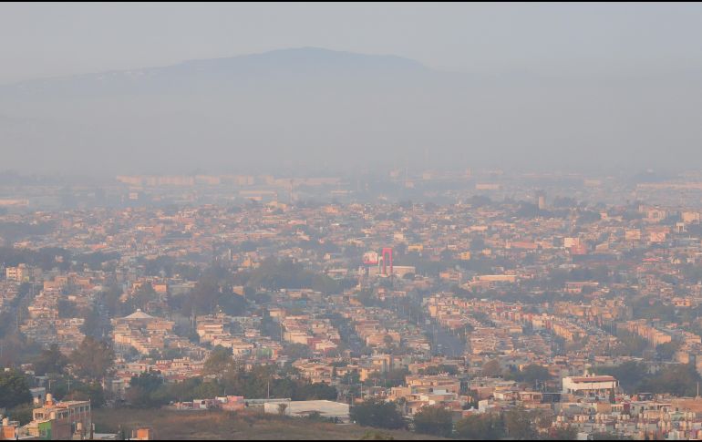 Desde las 14:00 horas de este sábado, autoridades han registrado mala calidad de aire.  EL INFORMADOR/ ARCHIVO