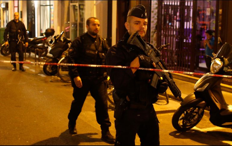 Un hombre armado con un cuchillo mató hoy a una persona e hirió a otras cuatro en un ataque perpetrado en la zona de Ópera, en el centro de París.  AP/ T. Camus