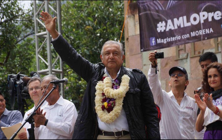 AMLO también insistió en su intención de cancelar la reforma educativa. SUN / E. Hernández