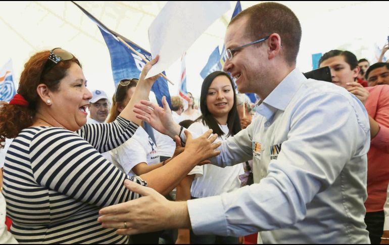 Trabajo. Ricardo Anaya, candidato de la coalición Por México al Frente, presentó su propuesta para generar más y mejores empleos en el país. NTX