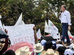 José Antonio Meade. El candidato y su equipo llevan de forma puntual sus registros. SUN/G. Espinosa