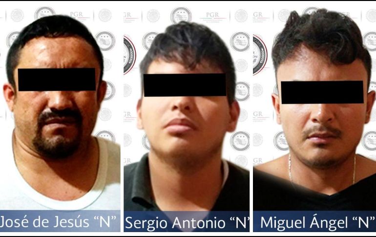 La PGR afirmó que la detención de estas personas se realizó en estricto apego al debido proceso. TWITTER / @PGR_AIC