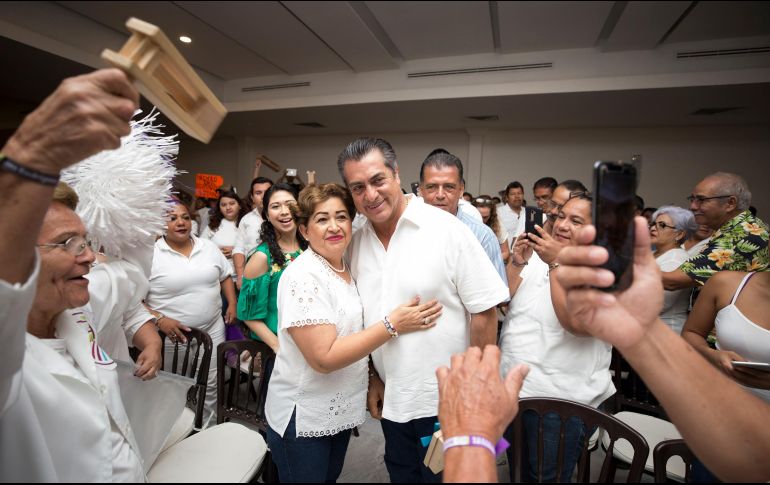 Jaime Rodríguez estuvo de gira en Tamaulipas. NOTIMEX