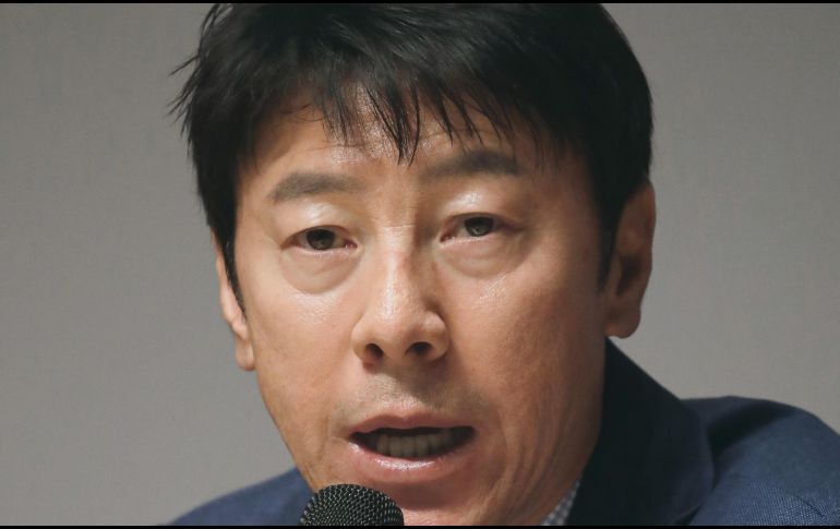 Preparado. Shin Tae-yong, técnico coreano, incluyó a jugadores lesionados. AP/L. Jin-man