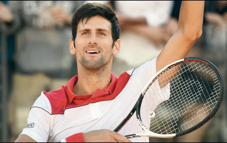 Novak Djokovic. El serbio celebra tras derrotar al ucraniano Alexandr Dolgopolov. AFP