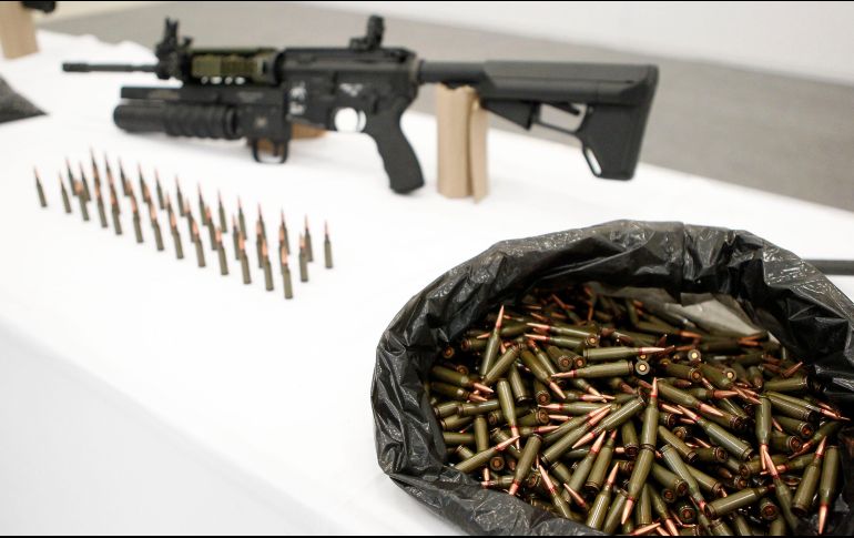 Las dependencias de seguridad buscan detener el tráfico ilegal de armas de fuego en México. EL INFORMADOR/A. Camacho