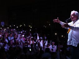 López Obrador reafirmó que cancelará la reforma educativa de Peña Nieto y que respetará las normales rurales. SUN/V. Rosas