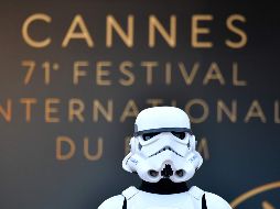 A 30 años del estreno de la primera cinta de George Lucas, Star Wars llega a Cannes. AFP / A. Pizzoli