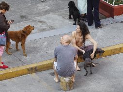 Habitantes de la Ciudad de México percibieron el movimiento telúrico. EFE / S. Gutiérrez