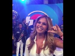 Algunos usuarios de la red destacaron el escote de Lucero y lo bien que lucía. TWITTER / @programa_hoy