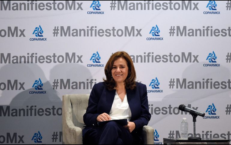 Margarita Zavala generó 15 millones 850 mil 526 interacciones, a partir del anuncio de su renuncia. AFP / A. Estrella