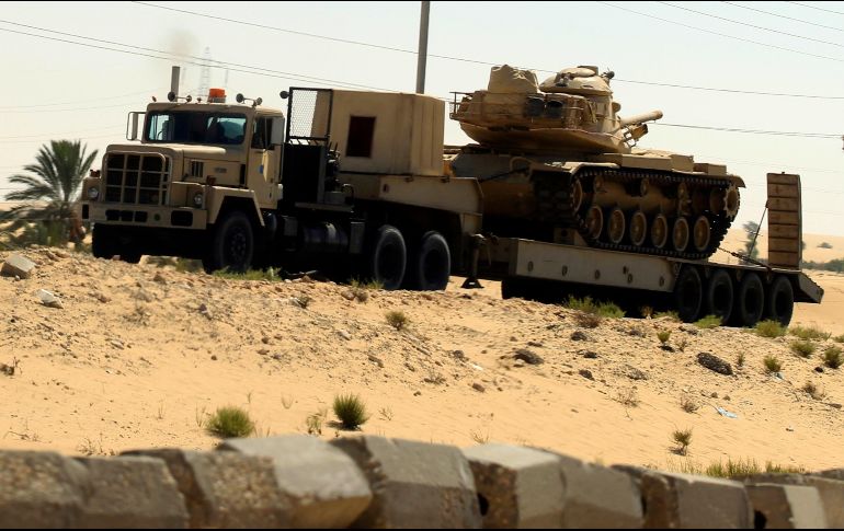 Este es el primer comunicado que publica el Ejército en una semana sobre sus operaciones en el Sinaí. AFP/ARCHIVO