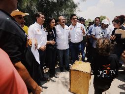 Enrique Alfaro realizó un recorrido en la delegación de Betulia, en Lagos de Moreno. Cortesía / MC Jalisco
