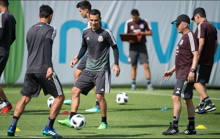 La prensa tuvo acceso durante 15 minutos al entrenamiento de la Selección mexicana. MEXSPORT/J. Ramírez