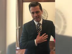 El Mandatario fue cuestionado sobre si contestaba a los usuarios en sus redes sociales, a lo que éste respondió que “sí a veces y algunos nada más”.  INSTAGRAM / EPN