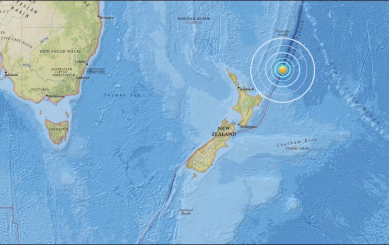 El USGS situó el hipocentro a 10 kilómetros de profundidad bajo el lecho marino. ESPECIAL / https://earthquake.usgs.gov