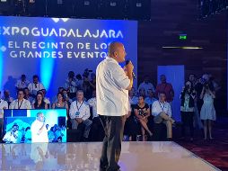 Enrique Alfaro señala que en caso de ganar Andrés Manuel López Obrador la presidencia de México, trabajaría sin problemas con él. EL INFORMADOR / A. Gallegos