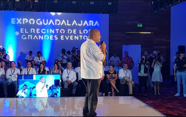 Enrique Alfaro señala que en caso de ganar Andrés Manuel López Obrador la presidencia de México, trabajaría sin problemas con él. EL INFORMADOR / A. Gallegos