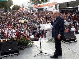 El tabasqueño es el segundo candidato que más viajes ha realizado en la campaña. EL INFORMADOR/Archivo