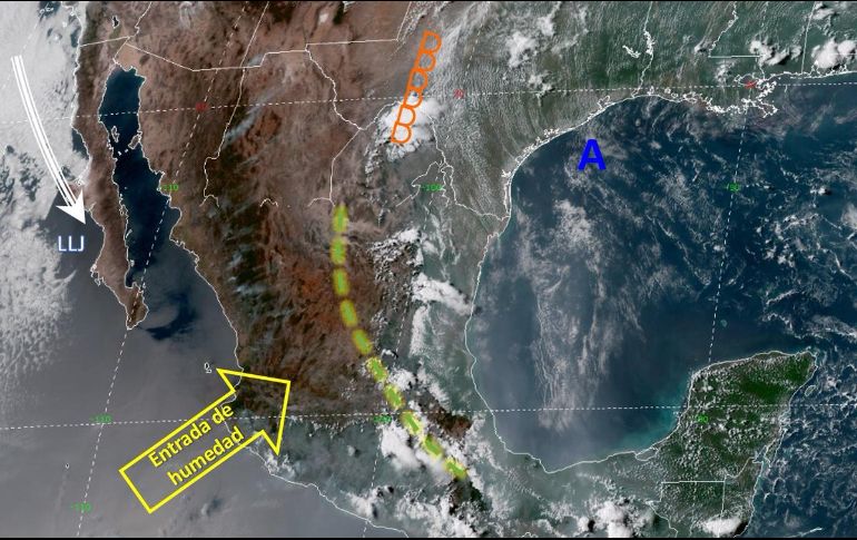 En el Valle de México se esperan tormentas de corta duración con actividad eléctrica y granizadas durante la noche. TWITTER / @conagua_clima