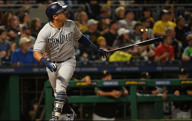 Christian Villanueva llegó a 11 cuadrangulares en la temporada. AFP/J. Berl