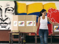 Elecciones. La participación fue poco nutrida. EFE