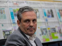 Mauricio Gudiño ofreció una rueda de prensa para hablar sobre las sanciones a la proveedora de medicamentos. EL INFORMADOR / ARCHIVO