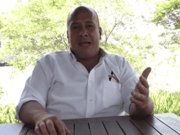 Alfaro compartió el mensaje mediante un video en sus redes sociales. FACEBOOK / Enrique Alfaro Ramírez