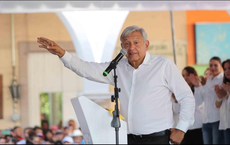 López Obrador señaló que el ritmo de trabajo que tendrá en la Presidencia equivaldrá al trabajo de dos sexenios. SUN / V. Rosas
